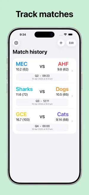 Footy Tally screenshot 1