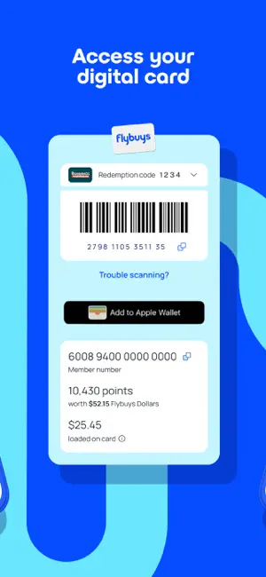 Flybuys iPhone screenshot 3