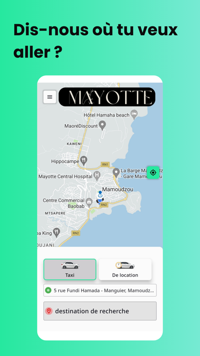 Mayotte Taxi’CO Screenshot