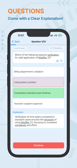 Medical Coding Test Screenshot 3 of 6