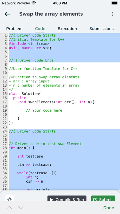 GeeksforGeeks - Learn Coding Screenshot