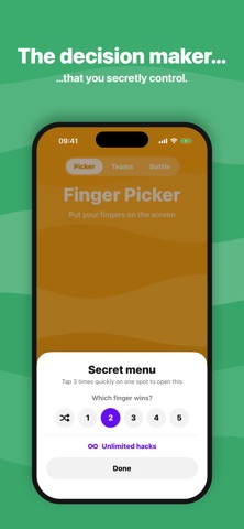 Finger Picker - Team Chooser Screenshot 1 of 7