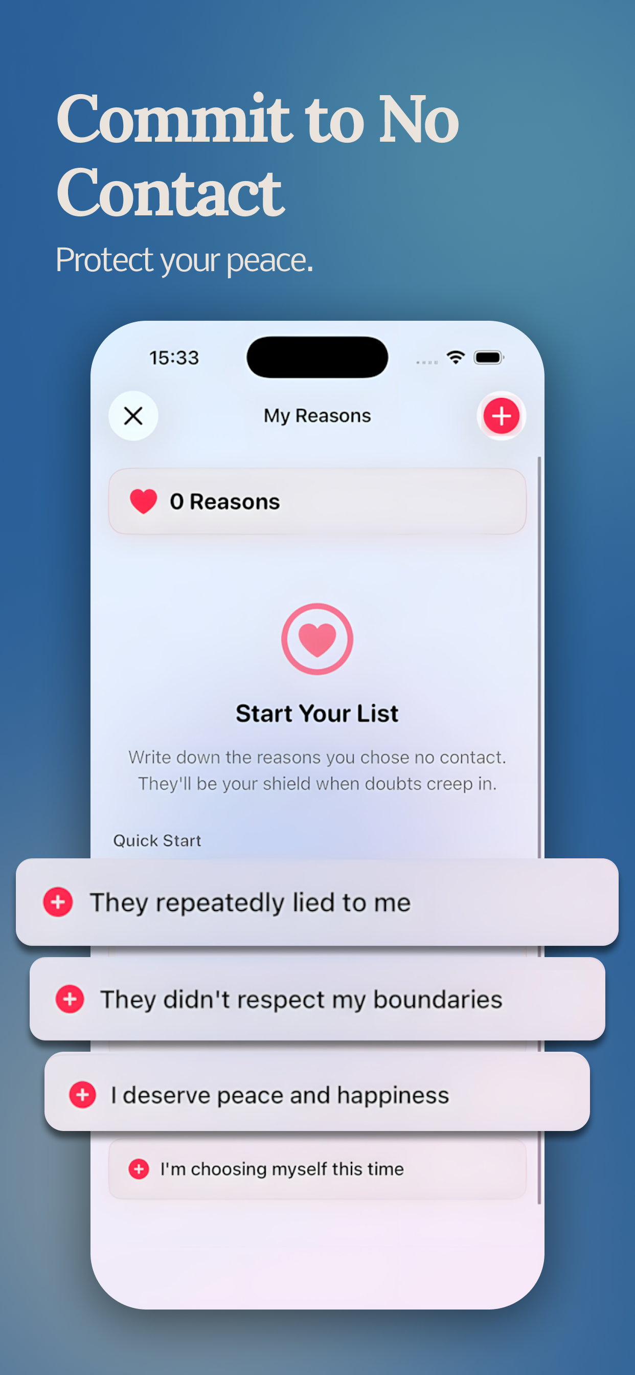 No Contact tracker Timer