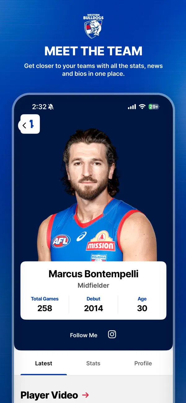 Screenshot #3 pour Western Bulldogs Official App