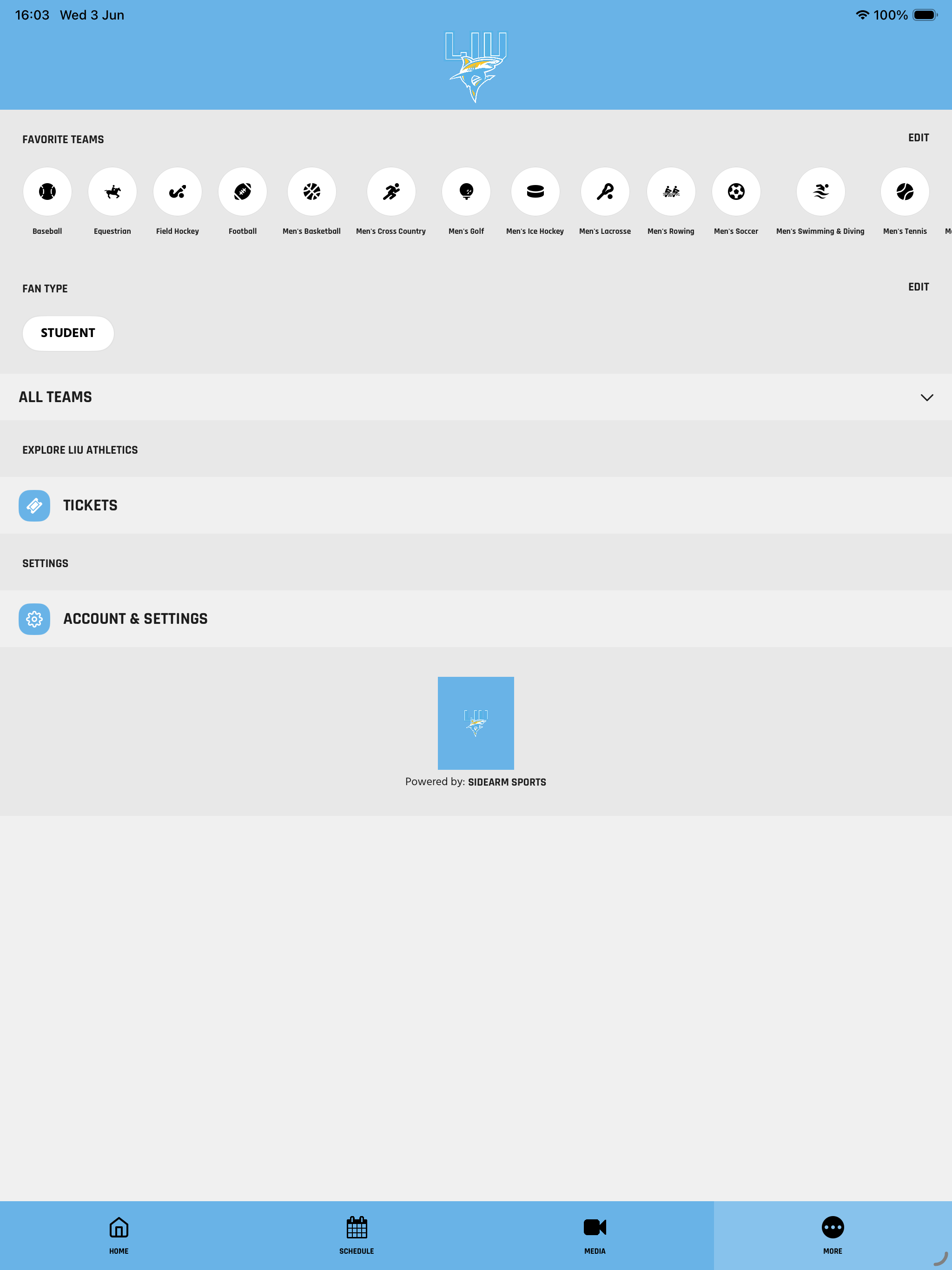 LIU Athletics screenshot 6