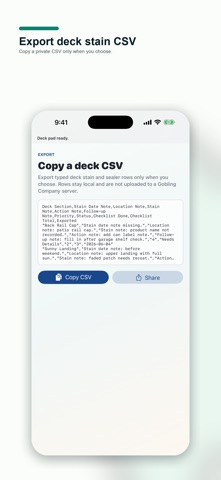 Deck Stain Log Pad のスクリーンショット