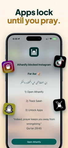 Athanify: Prayer Times & Focus Screenshot 2 of 9