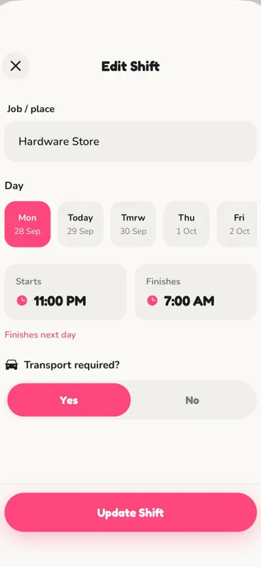 My Shift Share screenshot 8 of 9