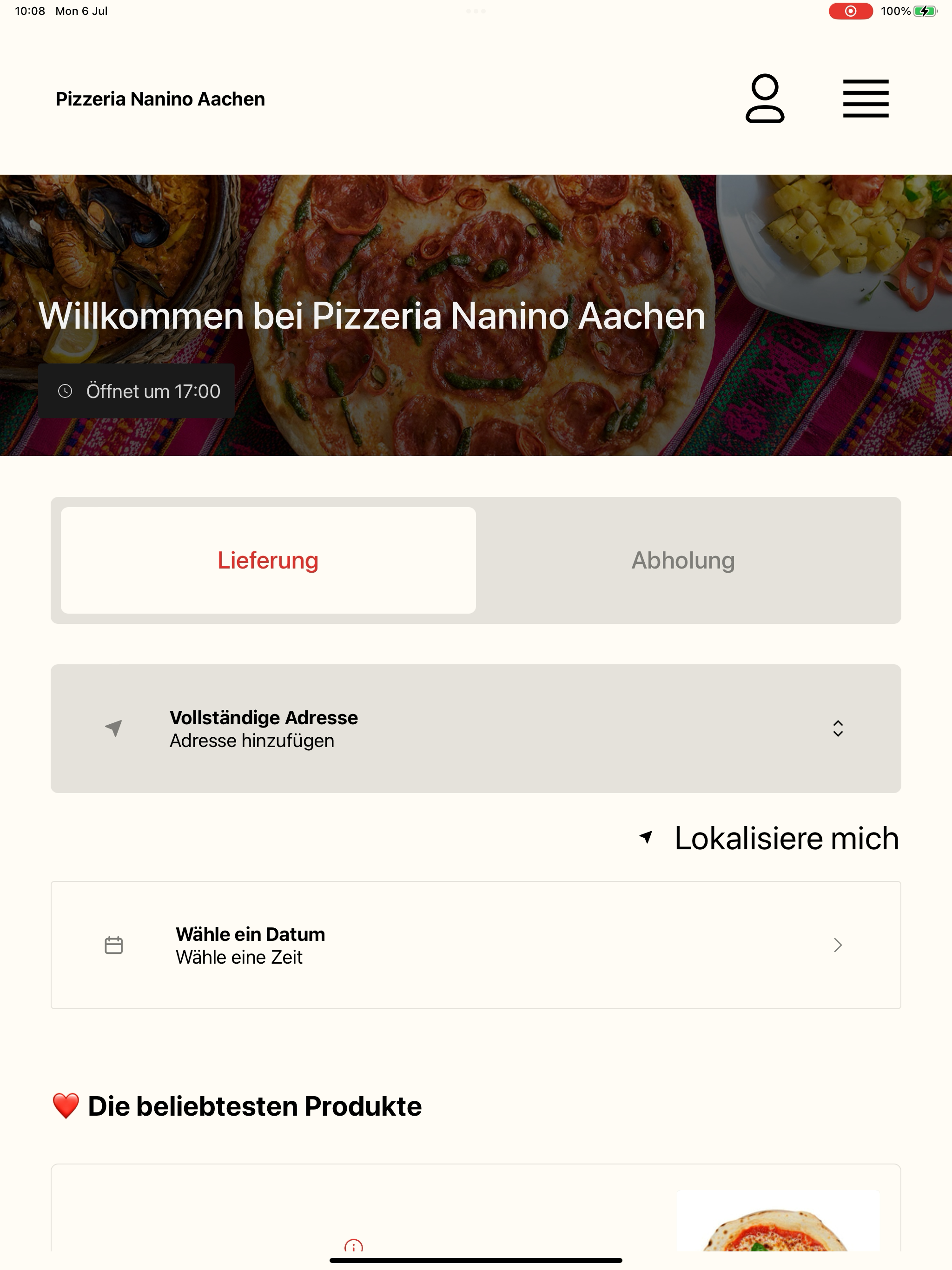 Pizza Nanino Aachen screenshot 8