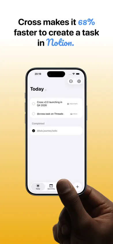 Cross: Sync tasks screenshot 2