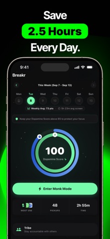 Breakr - Block Apps & Focus Screenshot 1 of 7