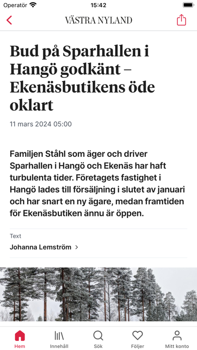Västra Nyland Screenshot