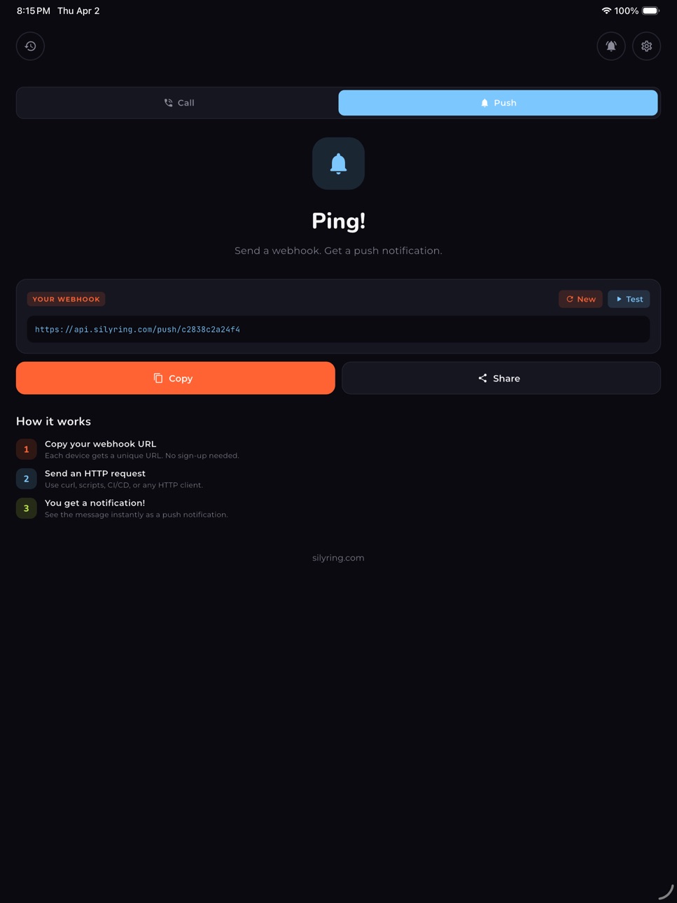 iPad screenshot