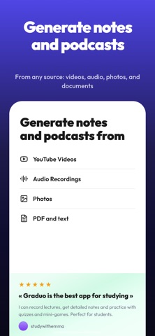 Graduo: AI Study & Homework Screenshot 4 of 5