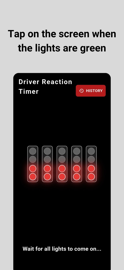 Driver Reaction Timer - Sports App | MWM