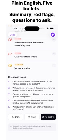Decode: AI Document Reader screenshot