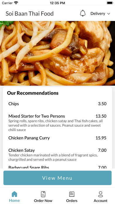 Soi Baan Thai Food Screenshot