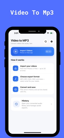 Video To MP3 : Audio Tool screenshot