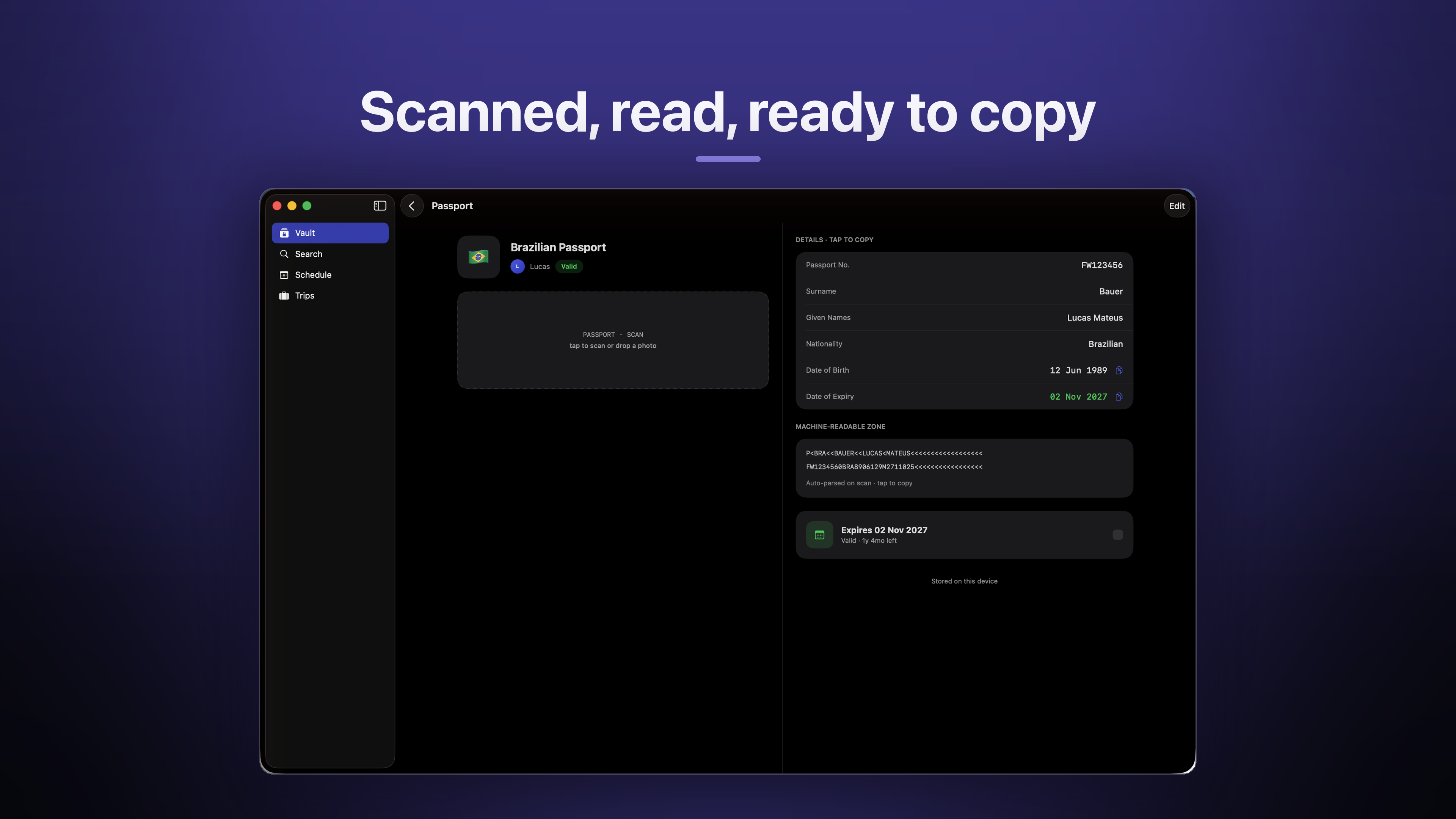 Kinfold: Passport & ID Vault screenshot 19