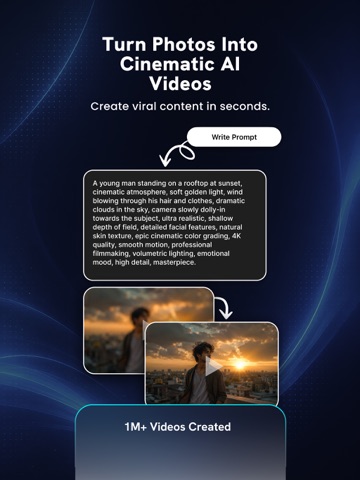 Vidium: AI Video Generator iPad screenshot
