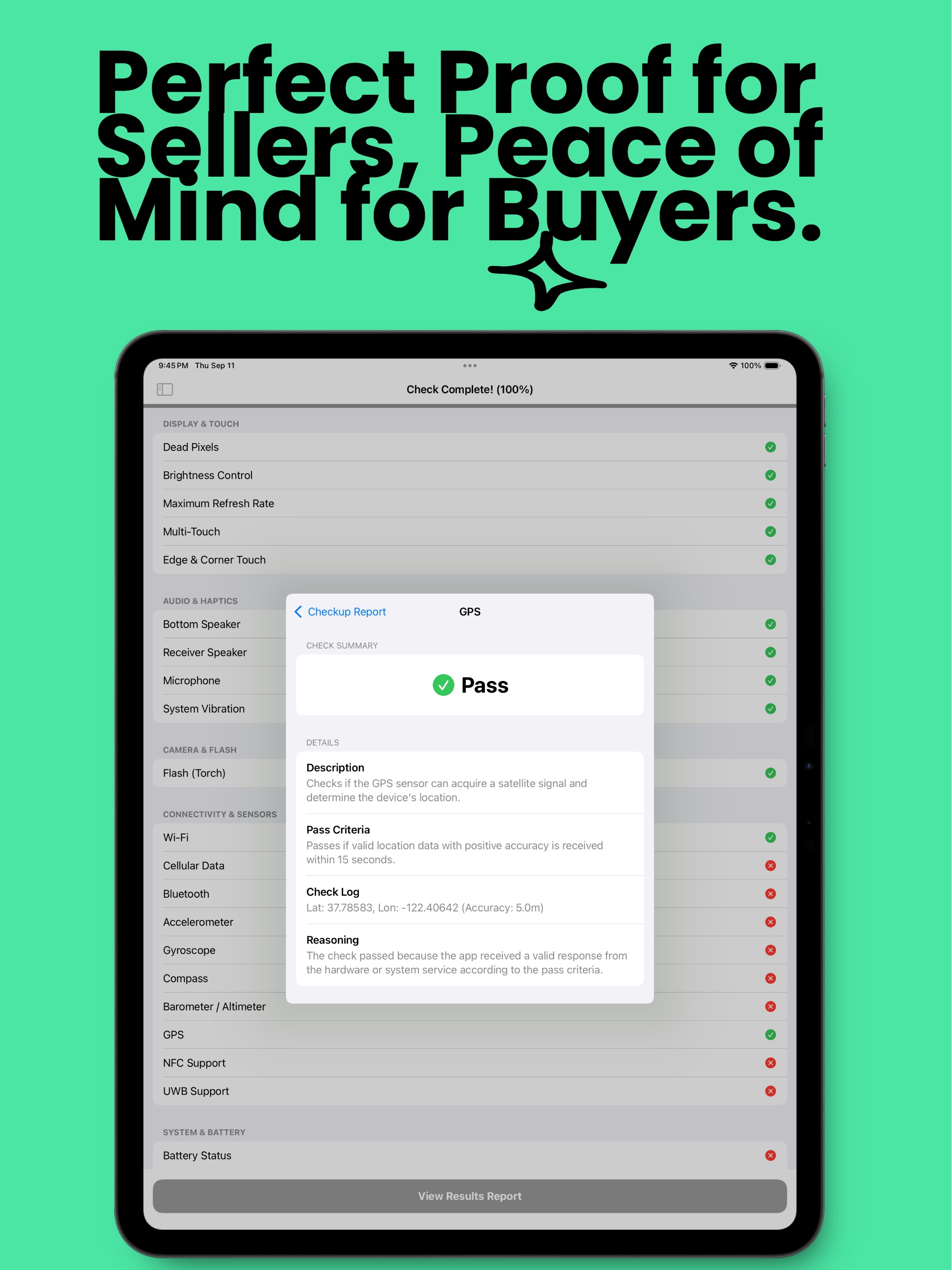 DeepCheck: The iPhone Report screenshot 9