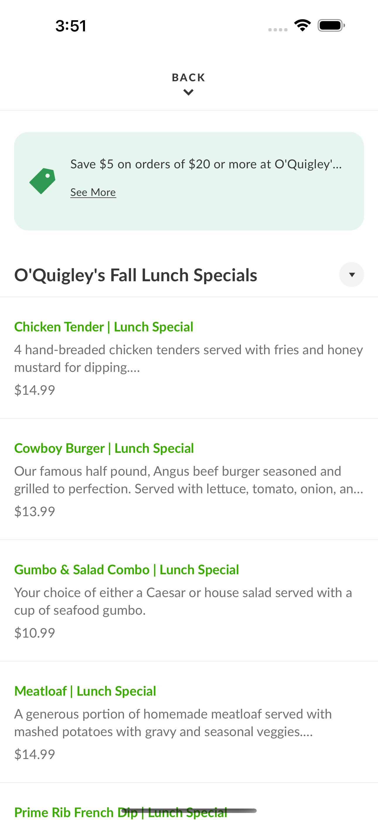 O'Quigley's Seafood Steamer