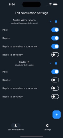 BlueNotify screenshot