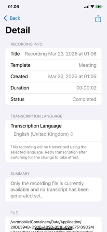 AI Voice Recorder Transcribe Screenshot 4 of 5