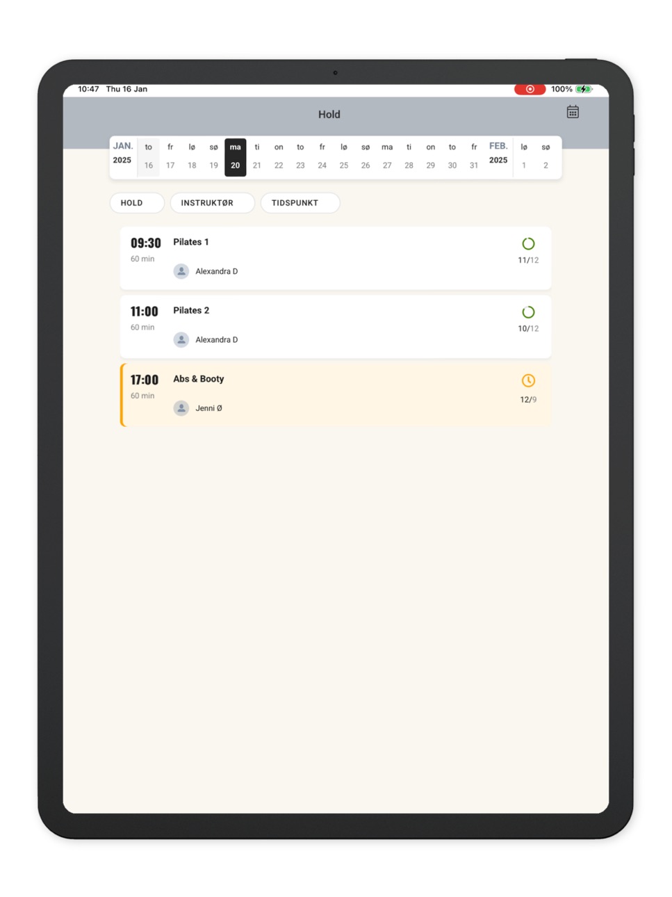 iPad screenshot
