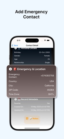 Contact Get Plus iPhone screenshot