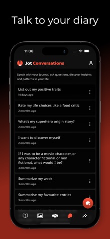 Jot Journal iPhone screenshot