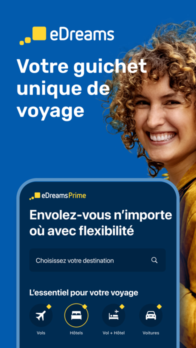 Screenshot #1 pour eDreams : Vols et Hôtels