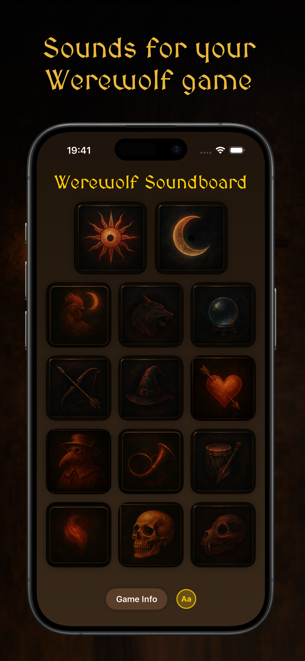 Werewolf Soundboard screenshot 2