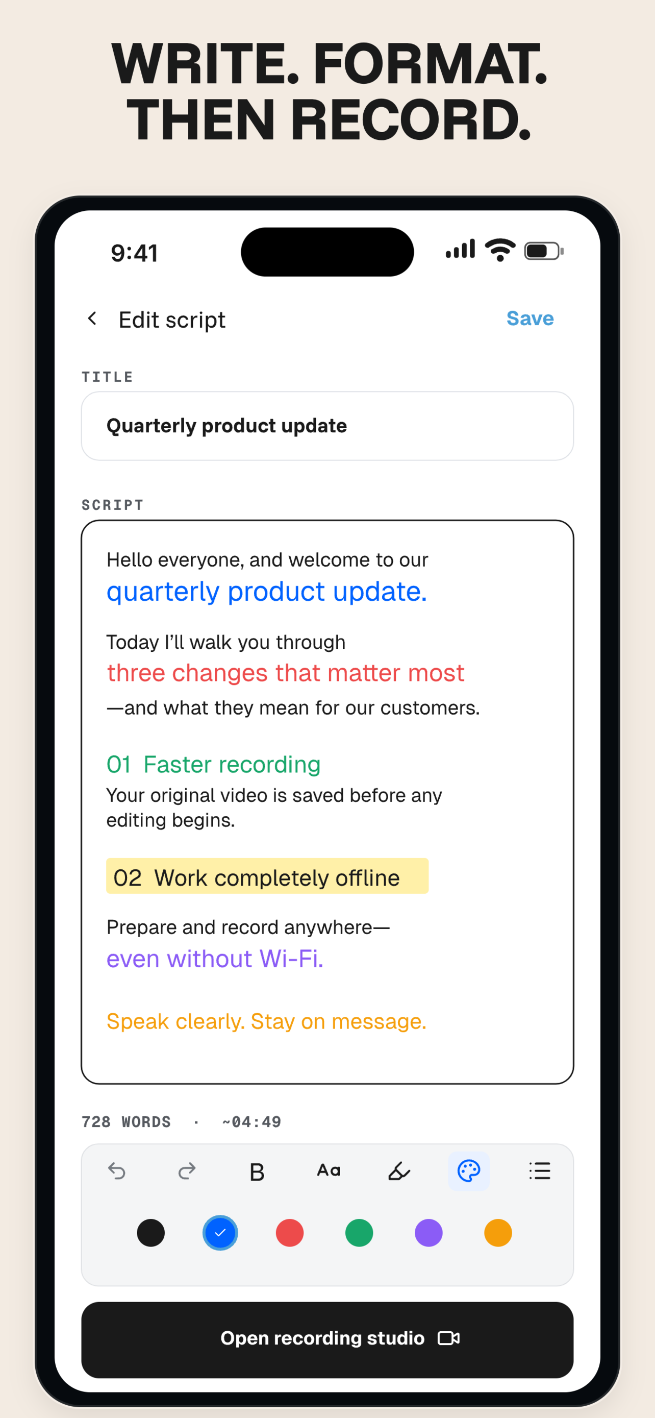 Teleprompter: Video & Script screenshot 7