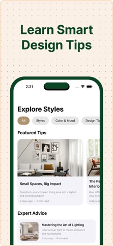 Room Design with AI - Rehome iPhone screenshot