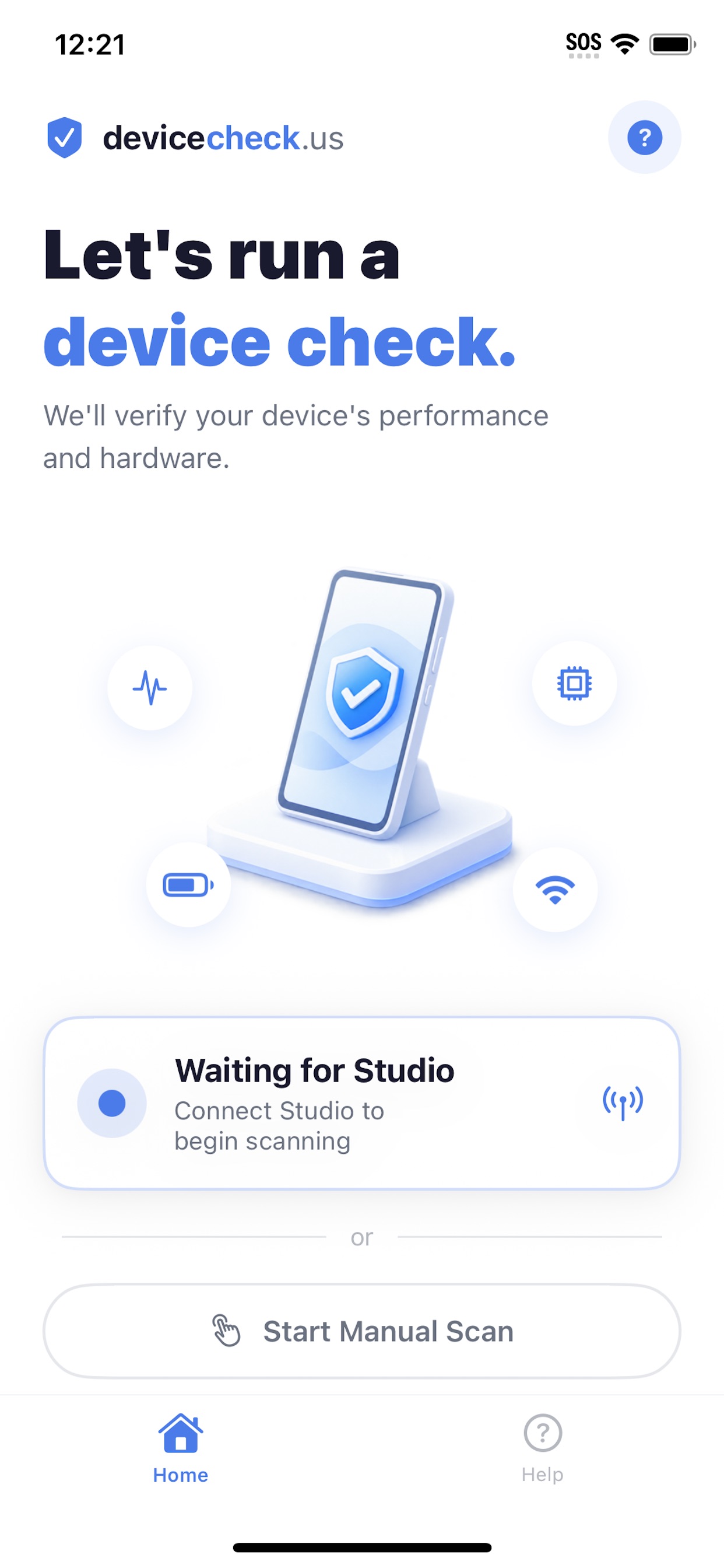 Screenshot 1 of deviceCheck Pulse