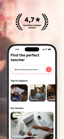 Superprof | Cours particuliers iPhone screenshot