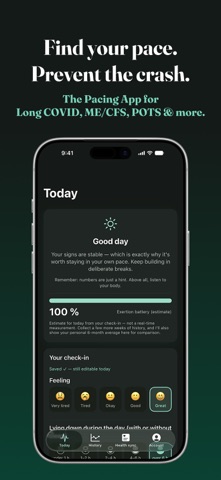 mypacing – Pacing Diary Screenshot 1 of 4
