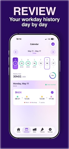 Work Time Tracker & Timesheet Screenshot 5 of 8