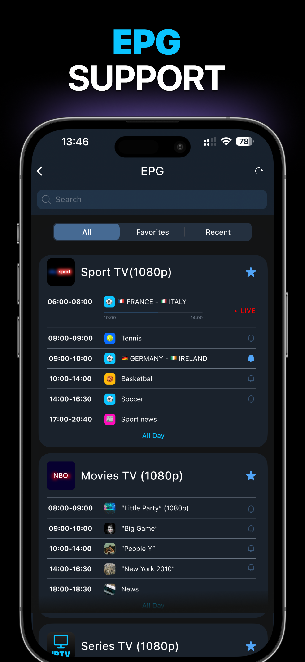 IPTV Smart Player Watch LiveTV screenshot 5