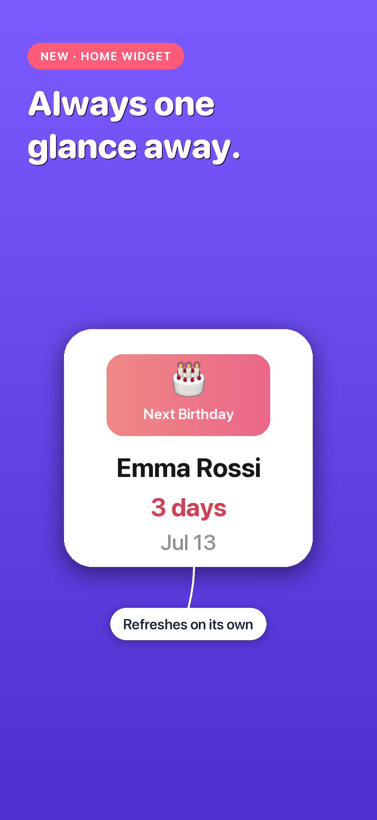 Birthday-Anniversary Calendar screenshot 3