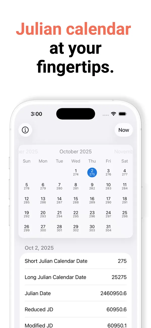 Screenshot #1 pour Julian Calendar