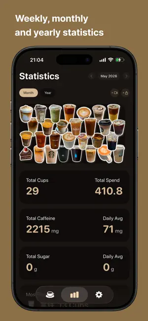 Cafeor: Coffee Tracker screenshot 2