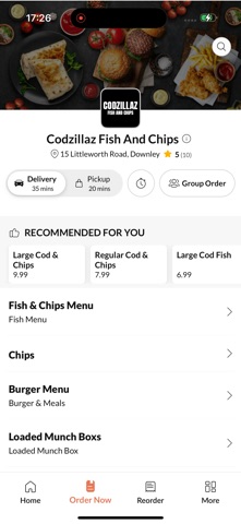 Codzillaz Fish And Chips screenshot