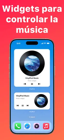 Captura de pantalla de VinylPod - Widget De Música en iPhone 2