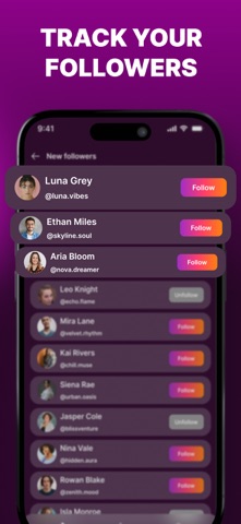 Social Stat: Followers Tracker Screenshot 3 of 6