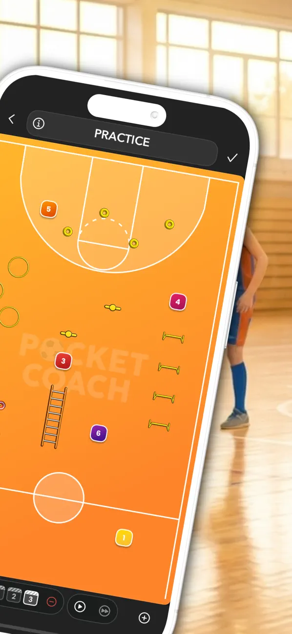 Screenshot #2 pour Pocket Coach Tableau basket