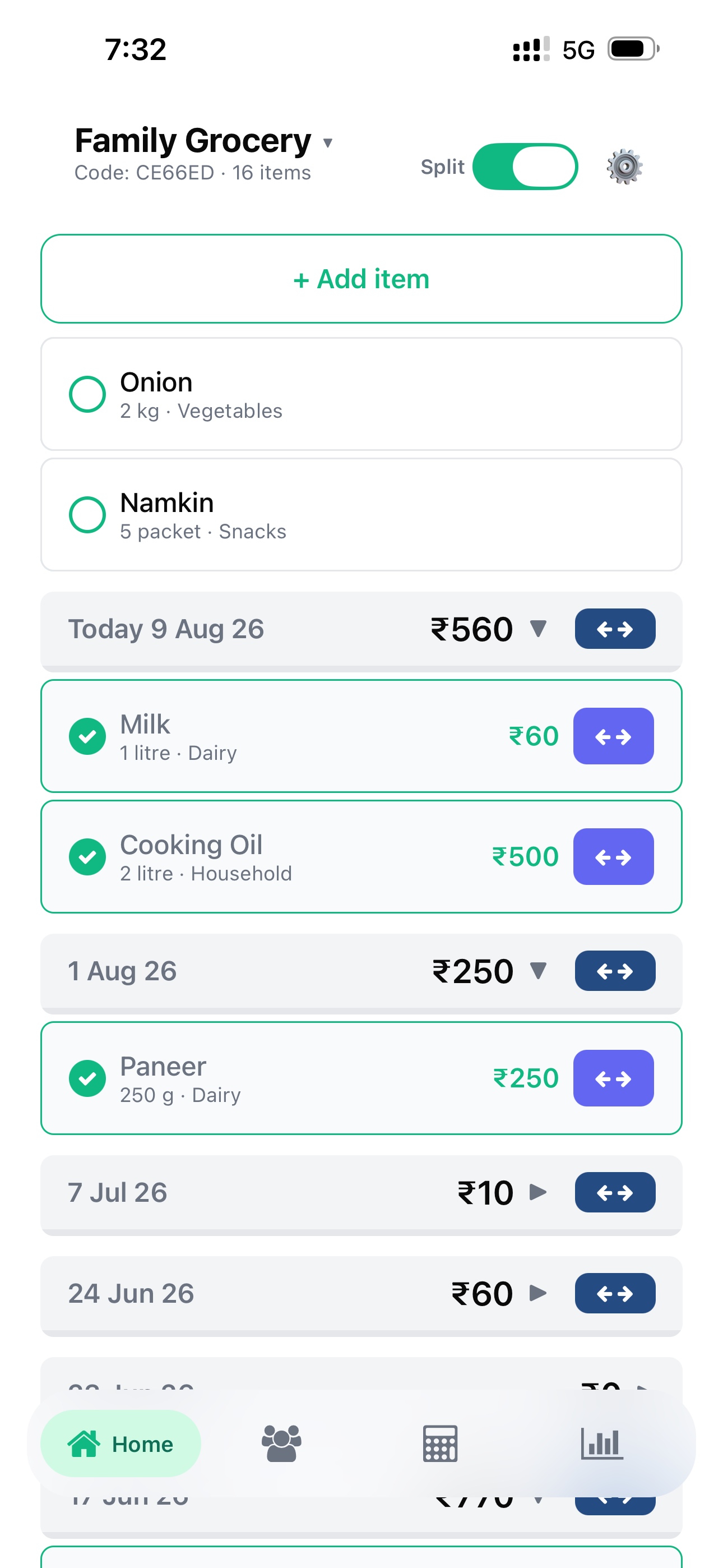 Listly: Shared Lists & Splits screenshot 5