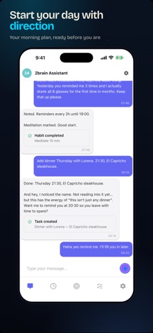 2brain: Tasks, Habits & AI Screenshot 6 of 6