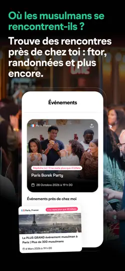Capture d'écran de Le Réseau Pour Musulmans sur iPhone 6